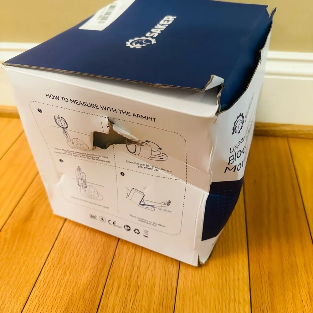 Saker U90B Upper Arm Electronic Blood Pressure Monitor  New Open Box